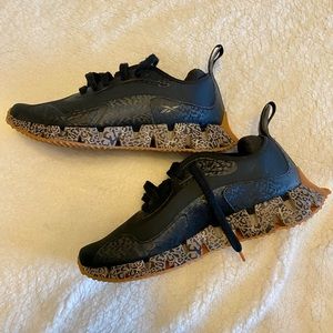 Black and leopard Redbox shoes